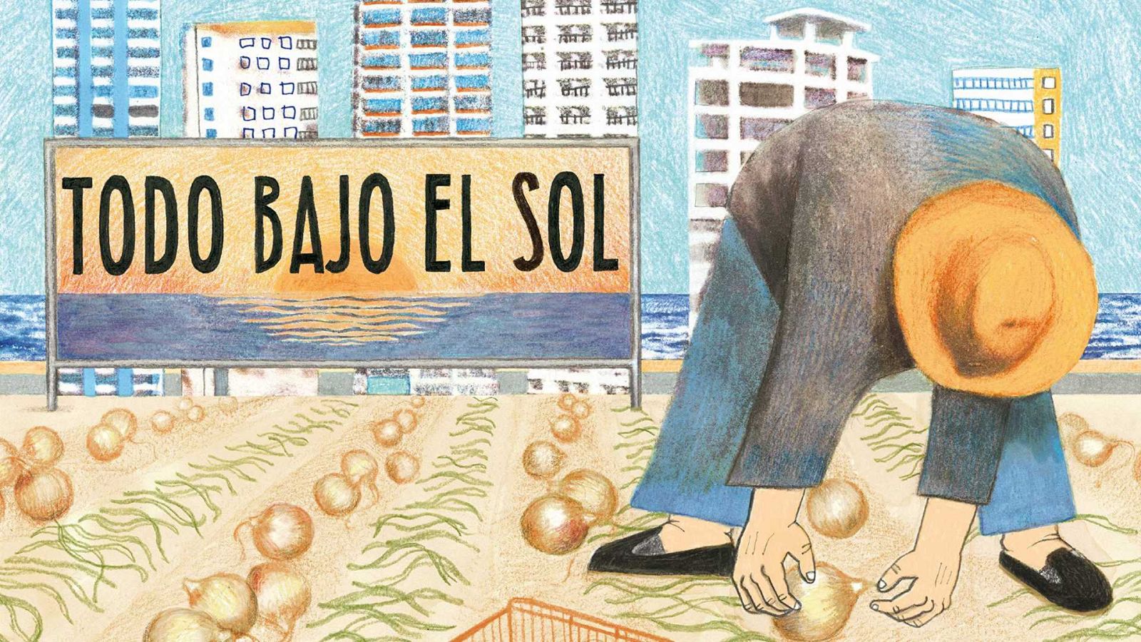 Detalle de la portada de 'Todo bajo el sol'