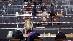 Una aplicación móvil de la Generalitat ofrece "en tiempo real" el nivel de ocupación de los colegios electorales