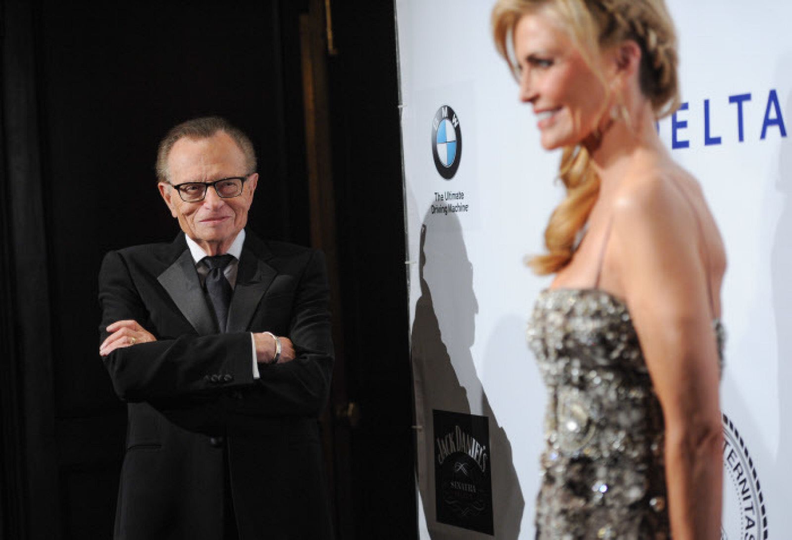 Larry King con su esposa Shawn Southwick