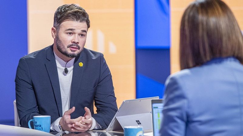 Rufián ve "casi imprescindible" que los 'comunes' se sumen a un Govern de ERC para inclinar la "balanza" hacia la izquierda