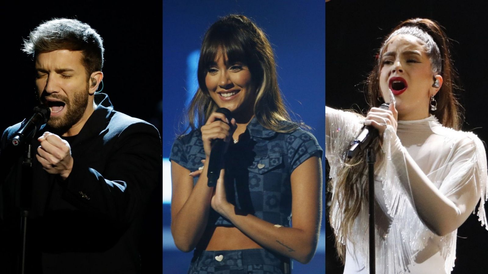 Pablo Alborán, Aitana y Rosalía