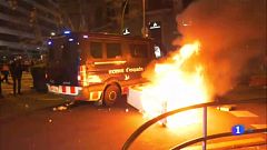 Segona nit de greus aldarulls durant les protestes contra l'empresonament de Pablo Hasél