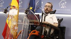 Echenique respalda las protestas en apoyo a Hasel y PP, Cs y Vox lo califican de irresponsable