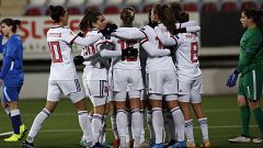 Esther González y Jenni Hermoso lideran la goleada que mete a España en la Euro2022