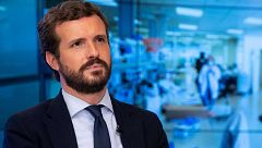Casado carga contra Sánchez por los disturbios: "Si no para los pies a Iglesias se hace corresponsable"
