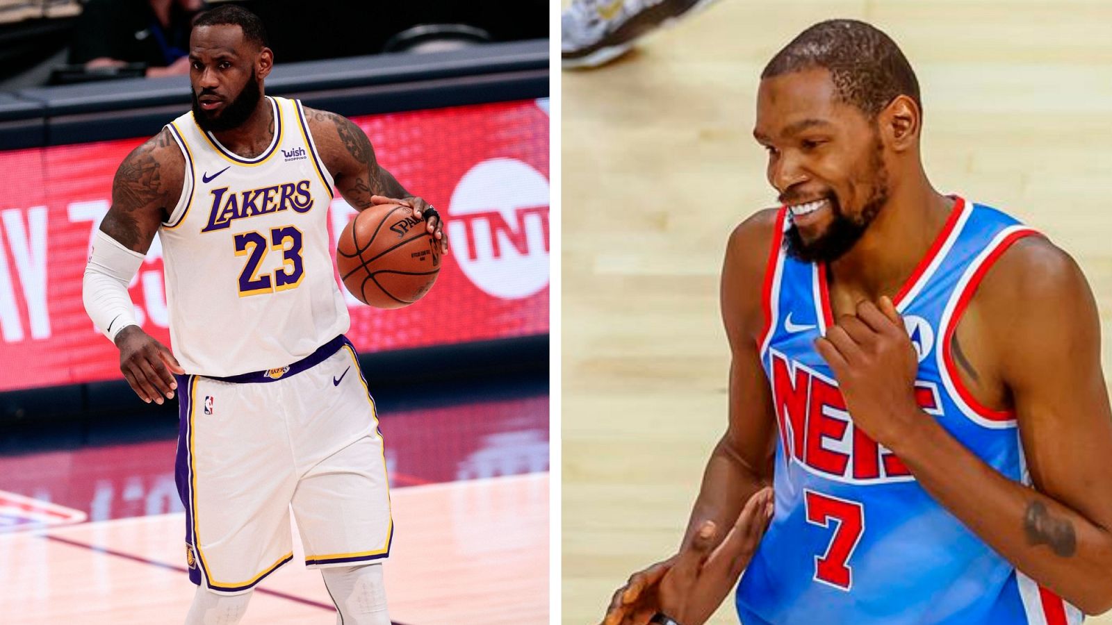 James y Durant, capitanes de los equipos del All Star