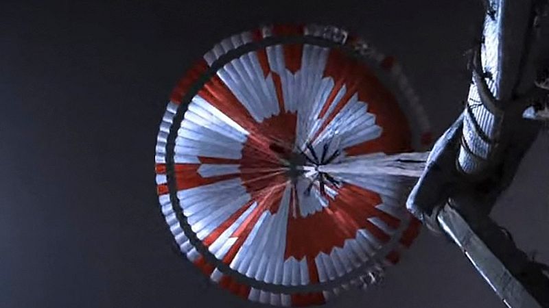 La NASA publica el primer vídeo de cómo fue el aterrizaje del Perseverance en Marte
