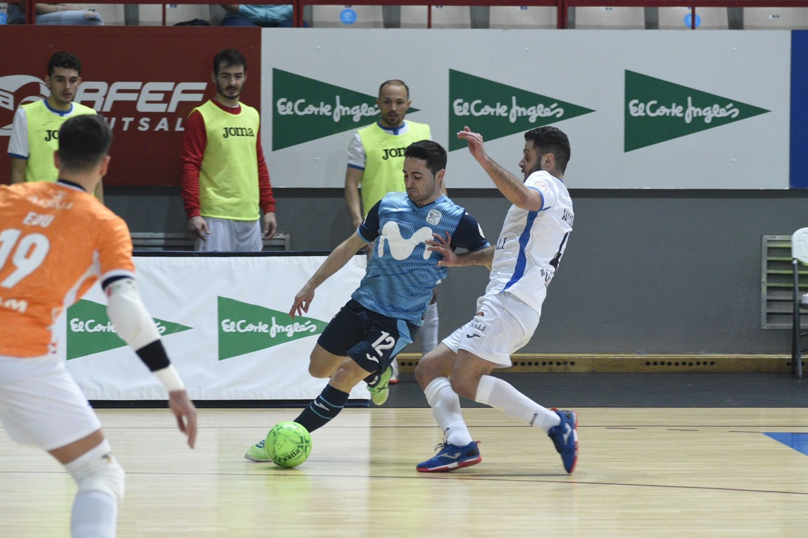 El jugador de Inter Movistar, Borja Díaz, durante un encuentro