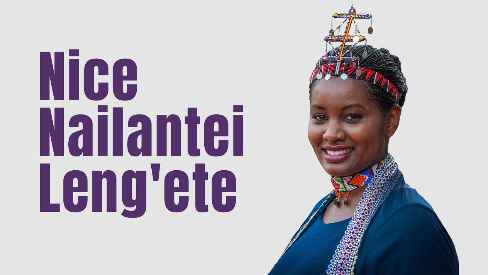 Nice Nailantei: "Hemos cambiado la ablación por educación, para que cada niña pueda ser la mujer de sus sueños"