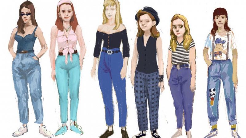 El vestuario de 'Las niñas', un túnel del tiempo nostálgico a la adolescencia en los 90