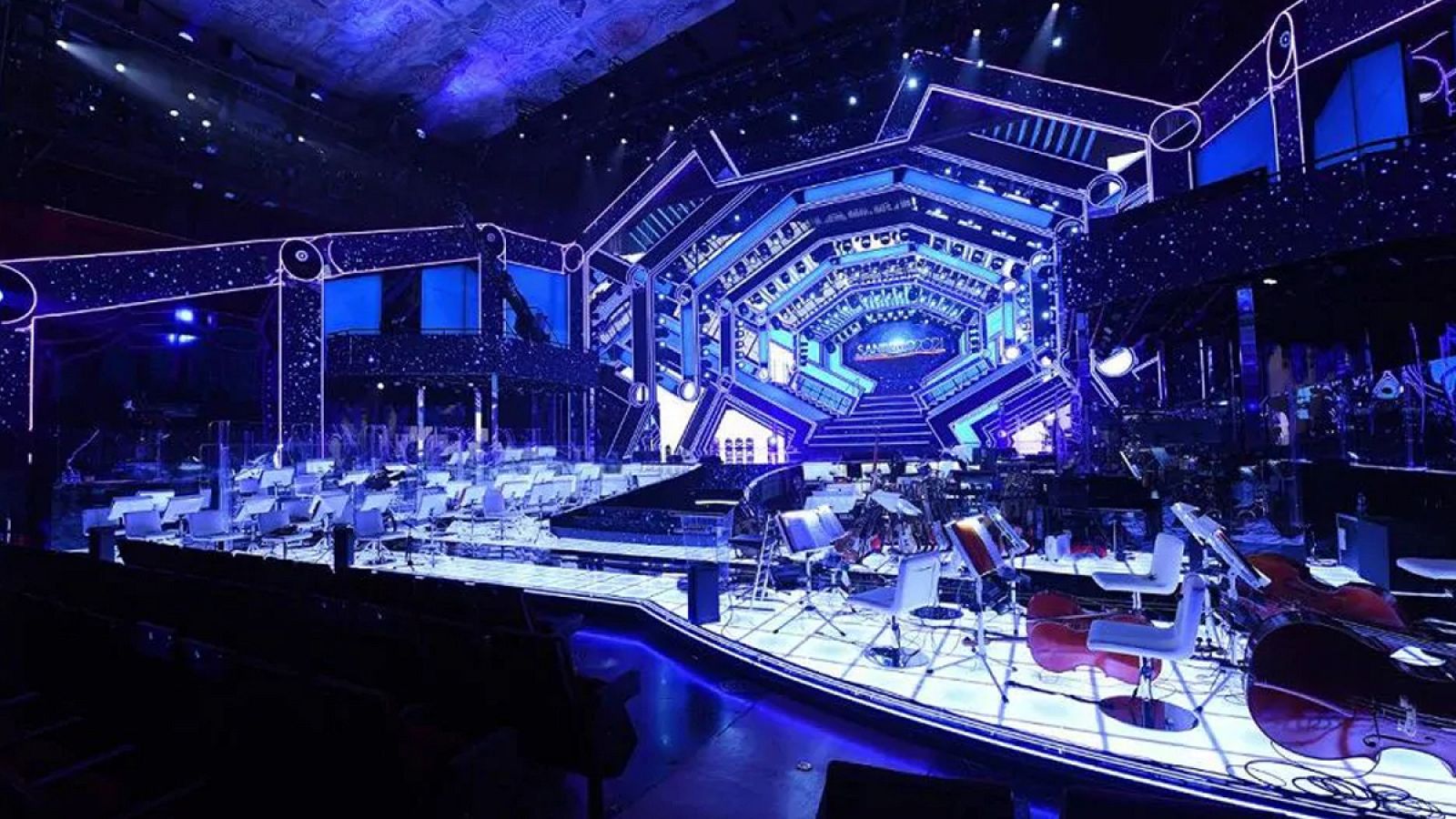 Escenario del 'Festival de San Remo 2021'