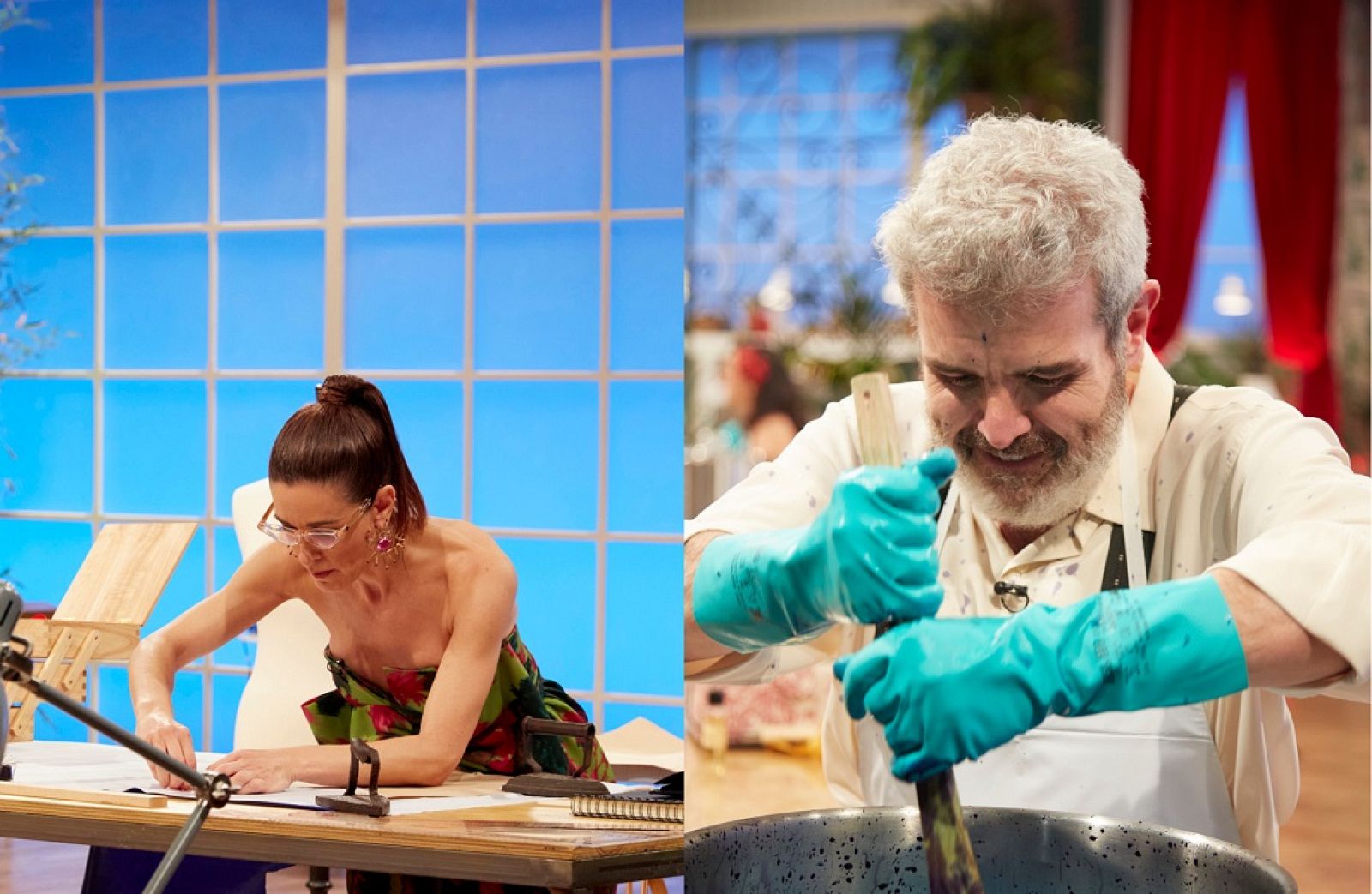 Raquel y Caprile se esfuerzan al máximo en sus respectivas pruebas