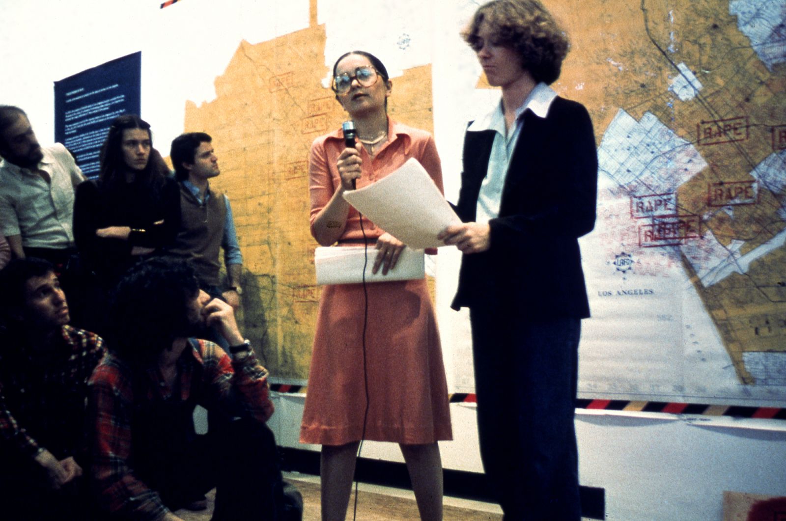 La artista Suzanne Lacy en Bilbao