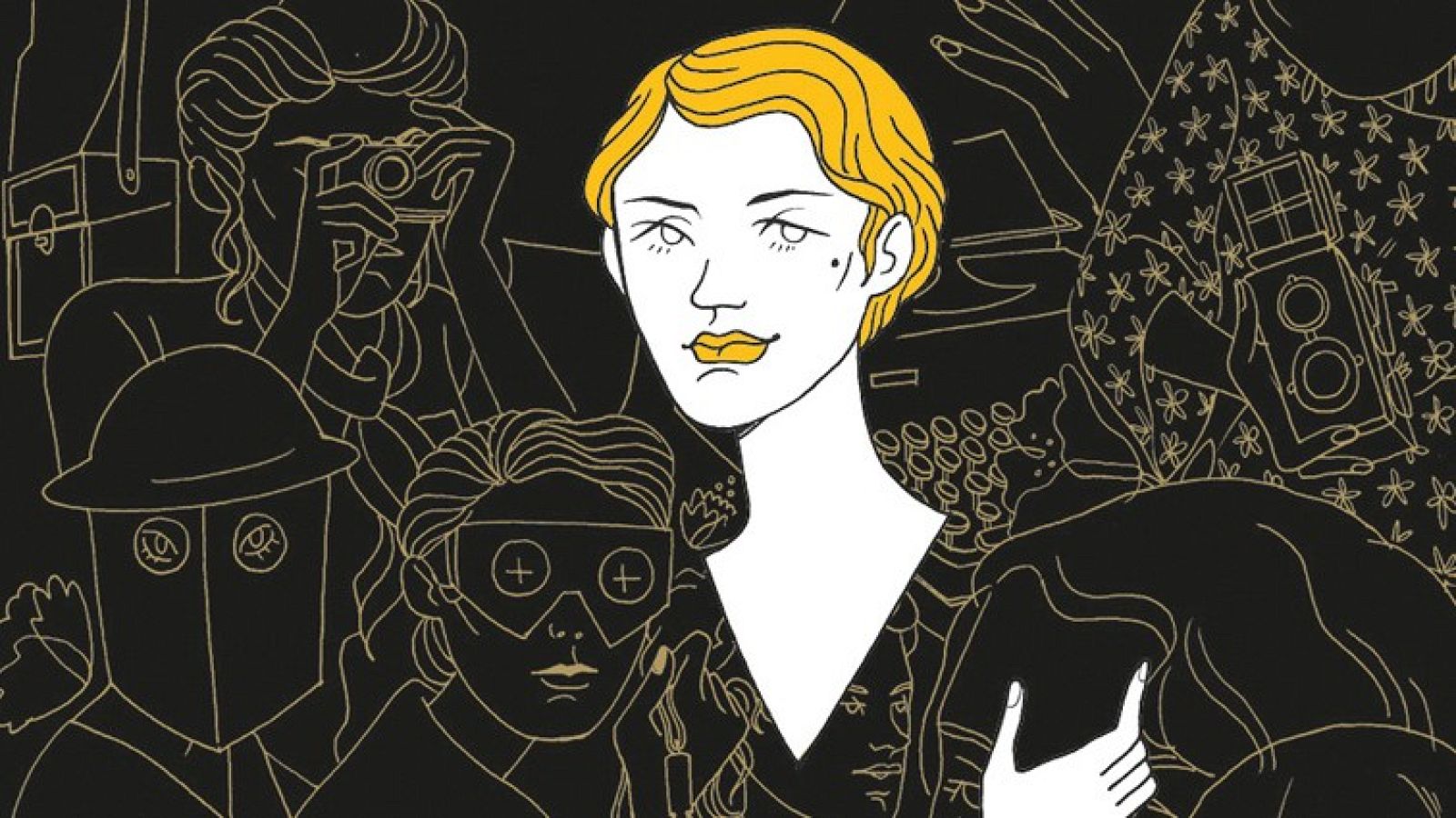 Detalle de la portada de 'Lee Miller. Cinco retratos'