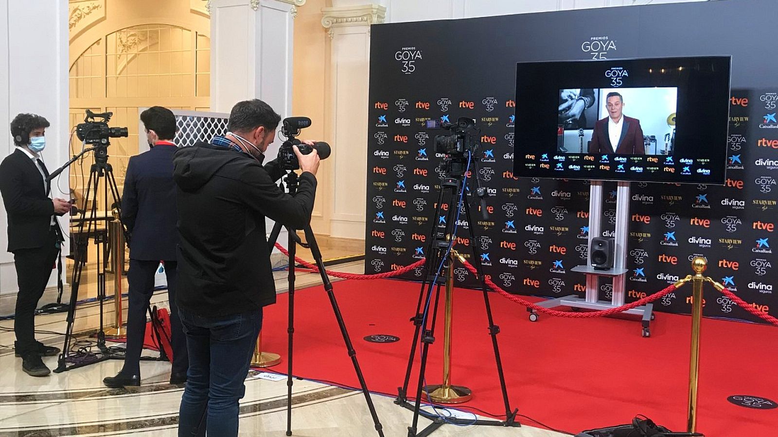 La alfombra roja más atípica de los premios Goya