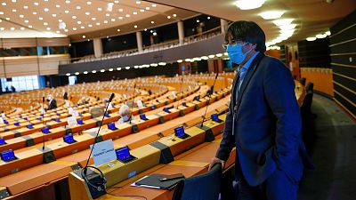 El Parlamento Europeo retira la inmunidad de Puigdemont, Com�n y Ponsat�