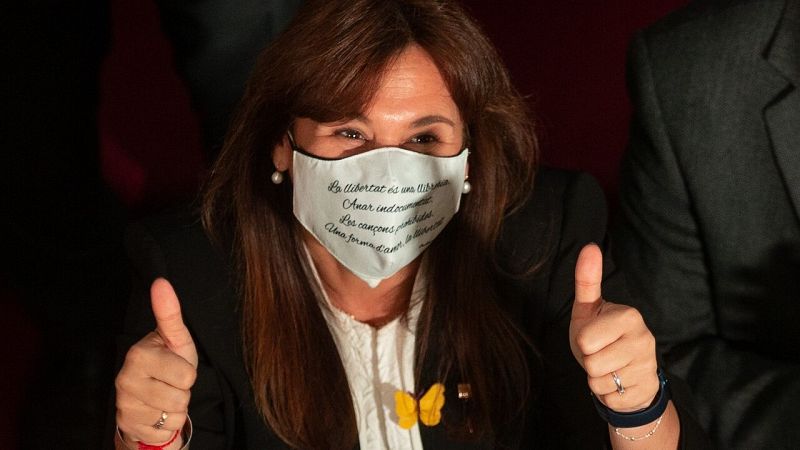 Borr�s, elegida nueva presidenta del Parlament de Catalu�a, promete combatir las "injerencias externas"