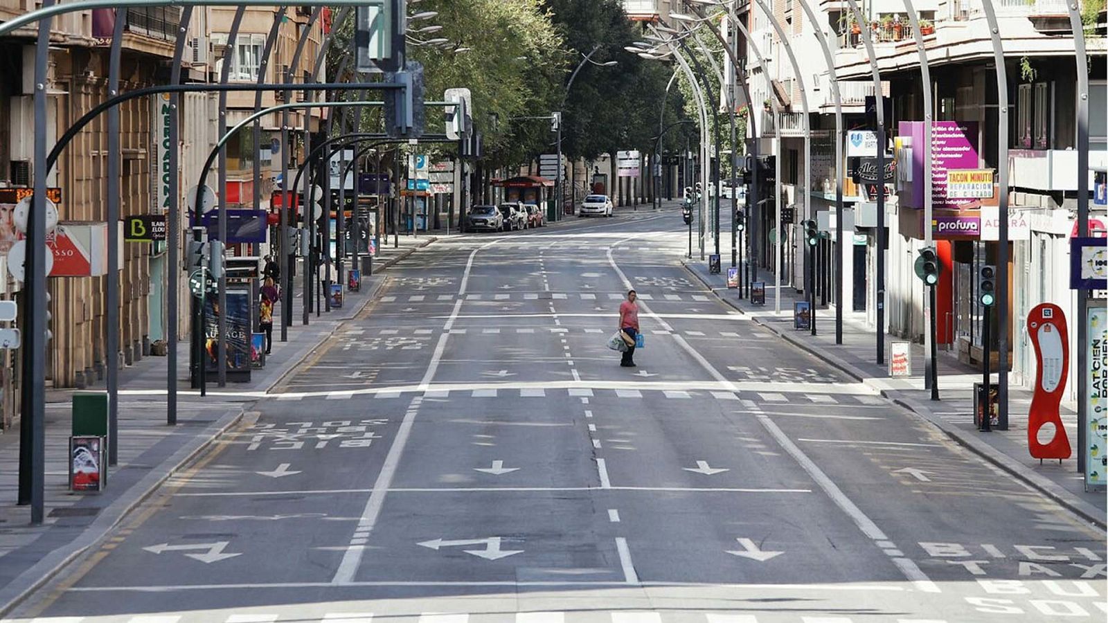 Las ciudades españolas hace un año
