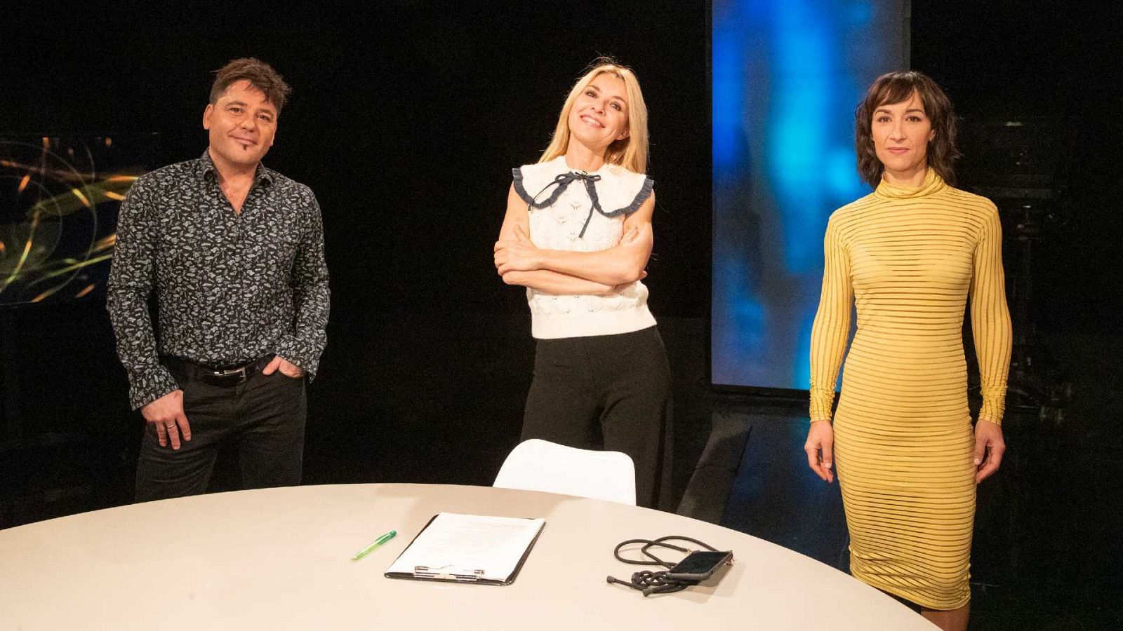 Raúl de la Fuente, Cayetana Guillén Cuervo y Amaia Remírez