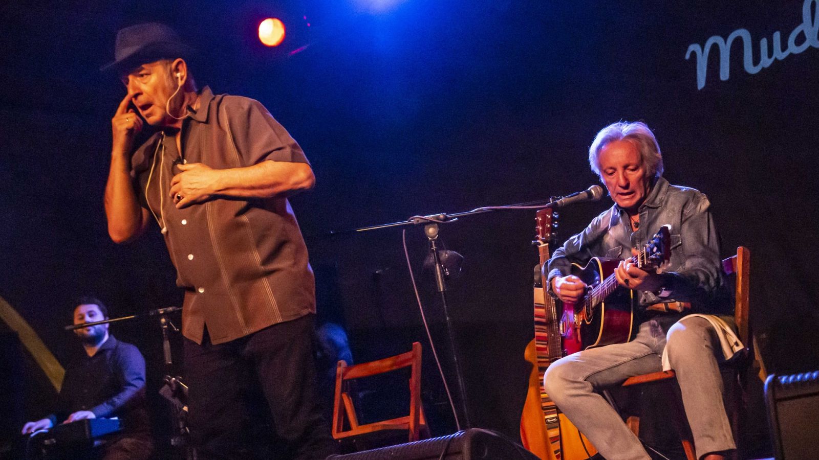 Cánovas, Adolfo y Guzmán en su concierto en MUD 2021