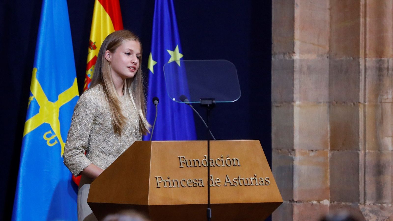 La princesa Leonor, en los Premios Princesa de Asturias