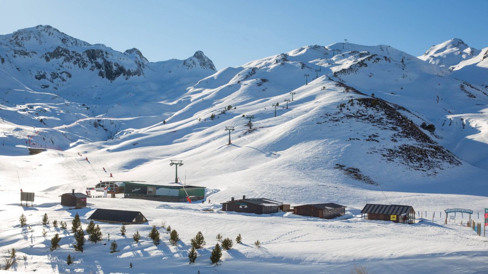 La estación de Formigal, en Huesca
