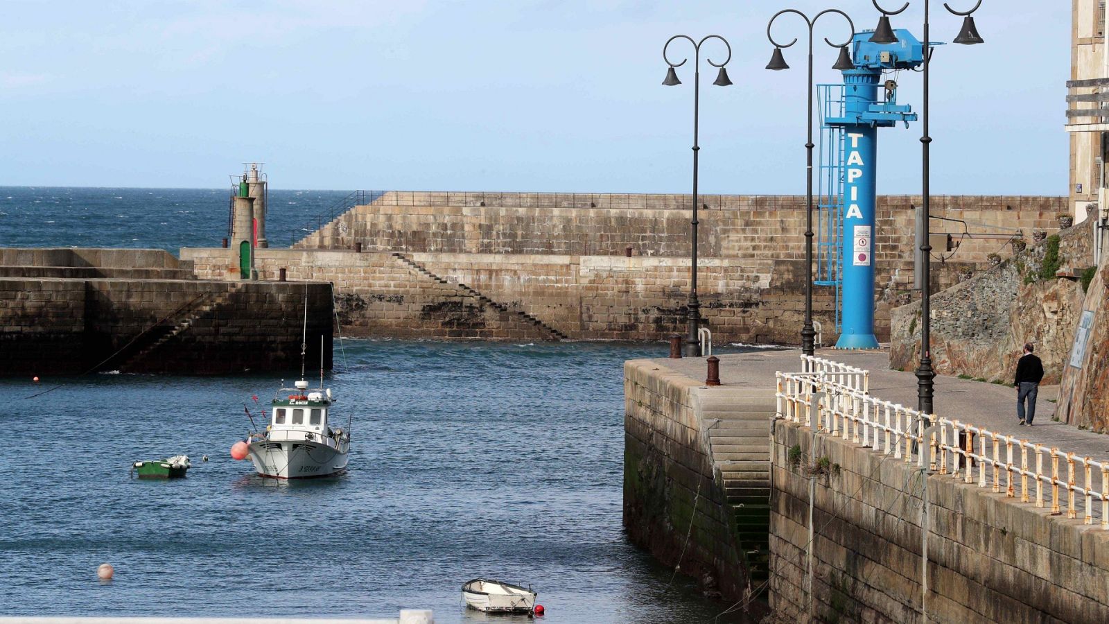 Un puerto pesquero en Asturias