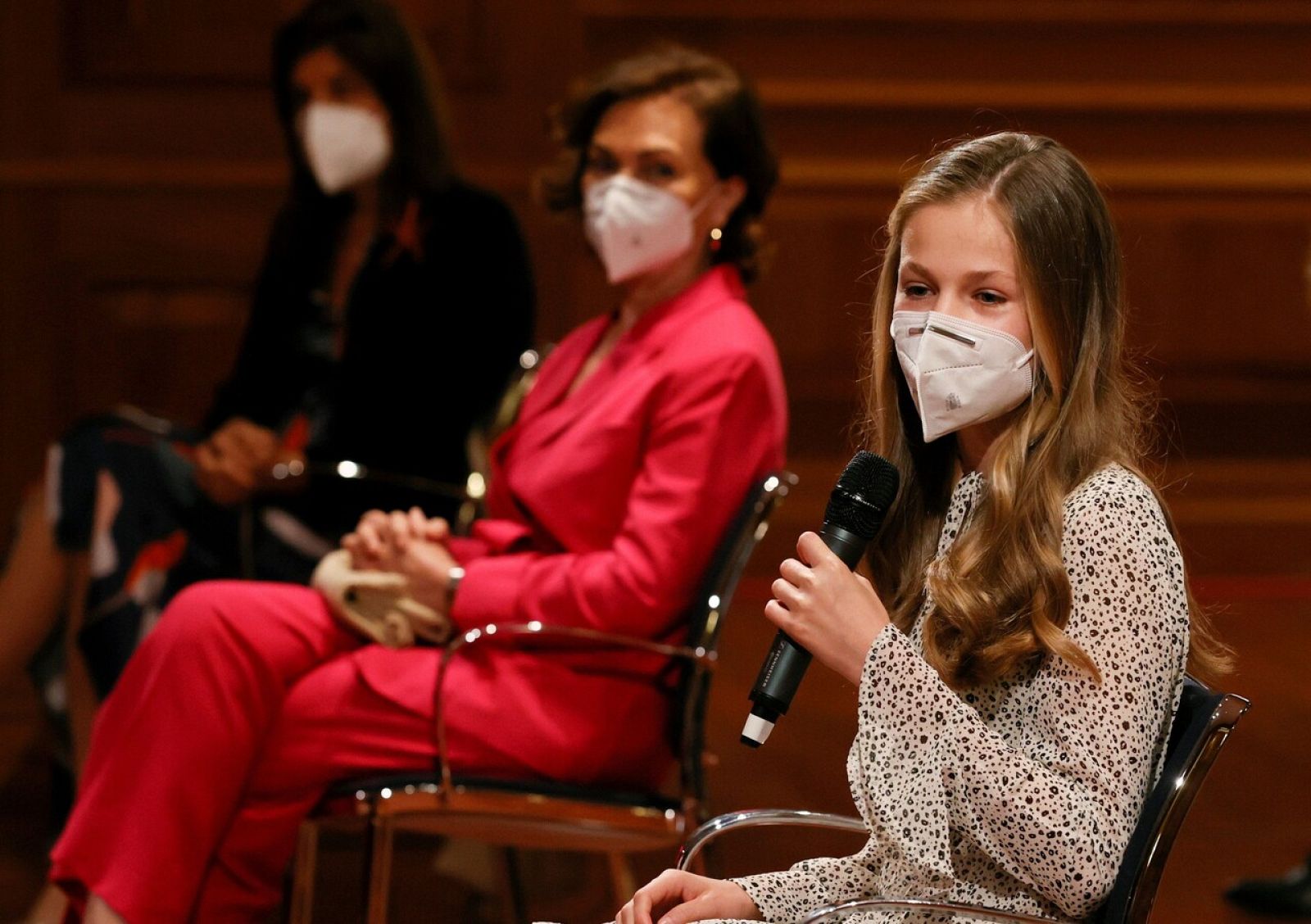 La princesa Leonor toma la palabra en su primer acto en solitario