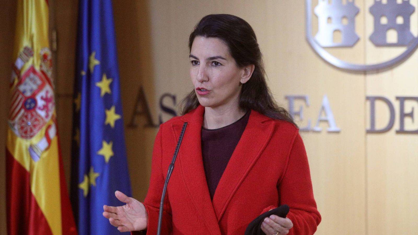 La candidata de Vox al 4M, Rocío Monasterio, en una imagen de archivo