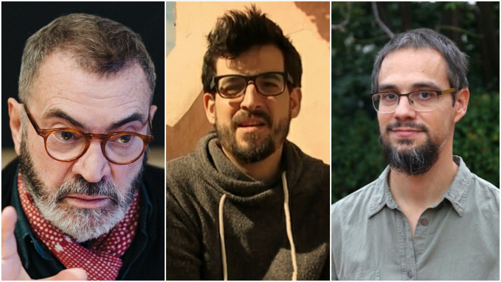 Jordi Esteva, Xavier de Luca y Didac P. Lagarriga, protagonistas de este 'Utopías'