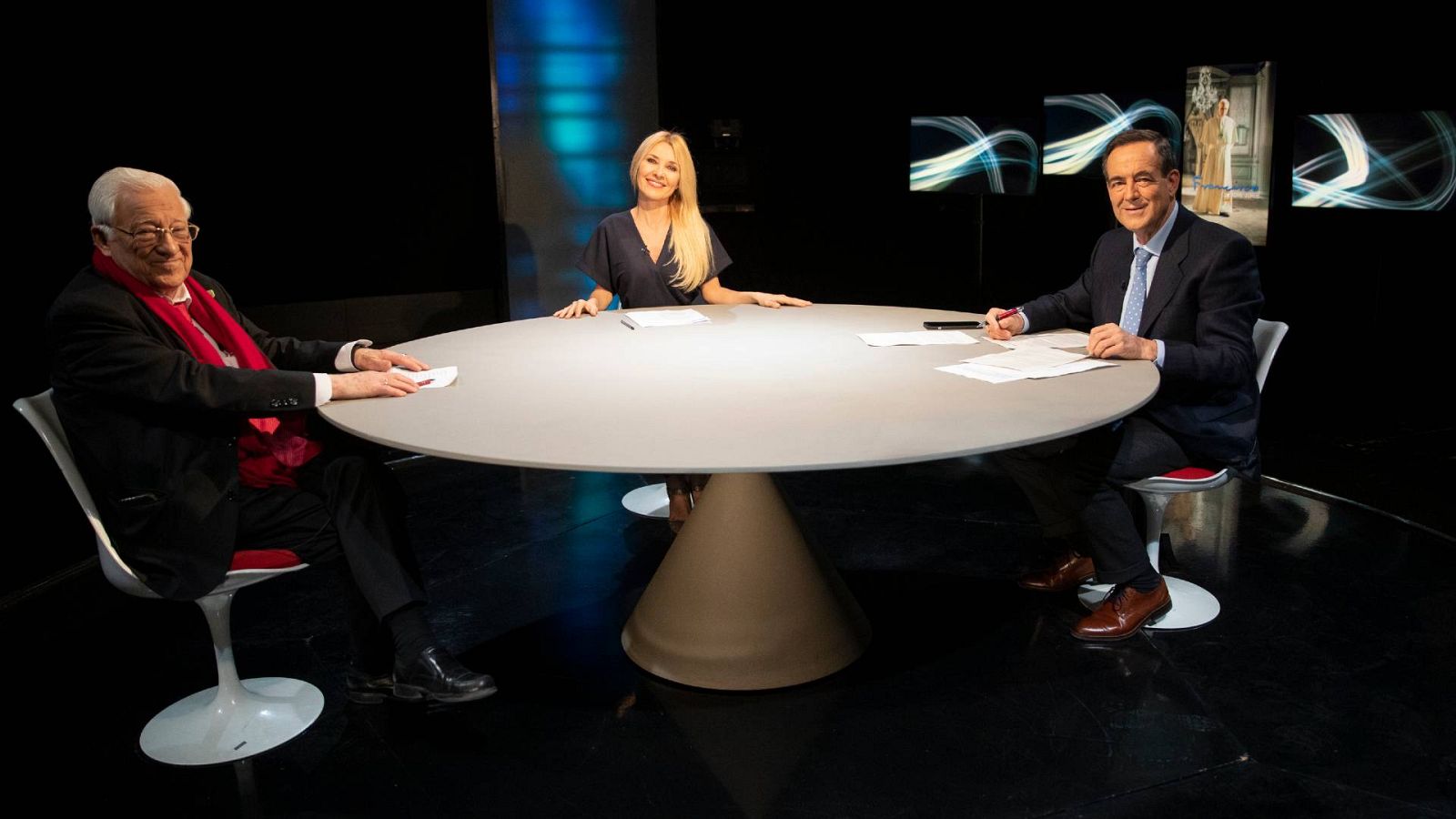 El Padre Ángel, Cayetana Guillén Cuervo y José Bono