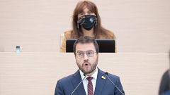 Fracassa la primera votació per a investir Pere Aragonès