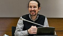 Iglesias defiende un Gobierno de coalición progresista en Madrid frente a la "derecha corrupta": "Sí se puede"