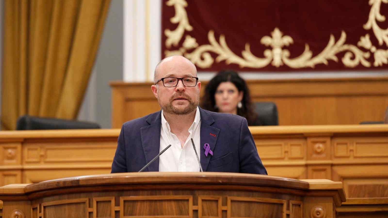 El presidente del Grupo Parlamentario Ciudadanos en las Cortes de C-LM, Alejandro Ruiz