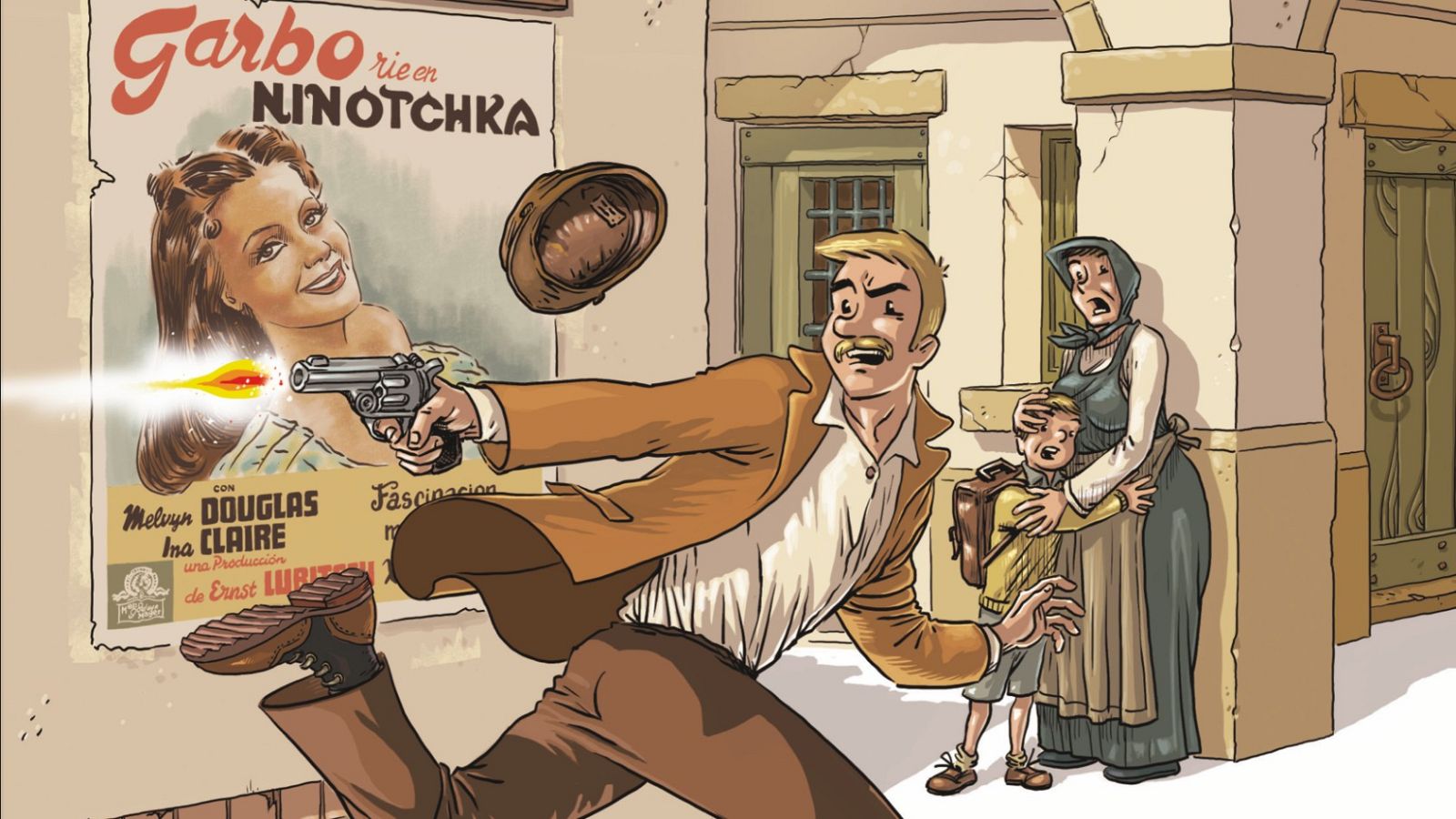 Detalle de la portada de 'La sonrisa de Greta'