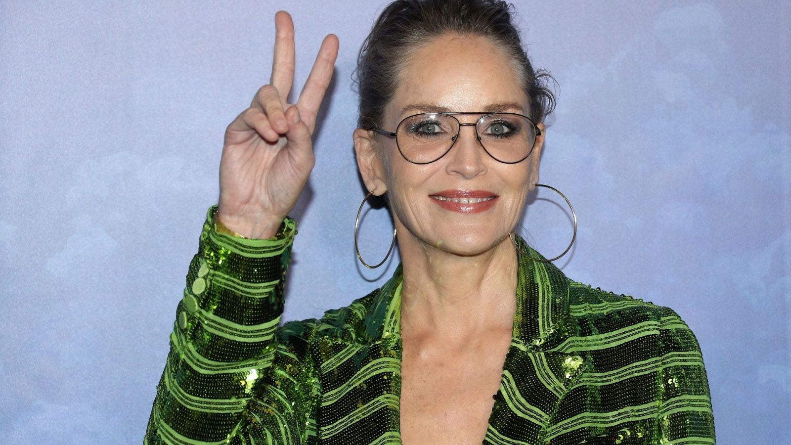 La actriz Sharon Stone en la gala Global Ocean Gala de Los Angeles de 2020