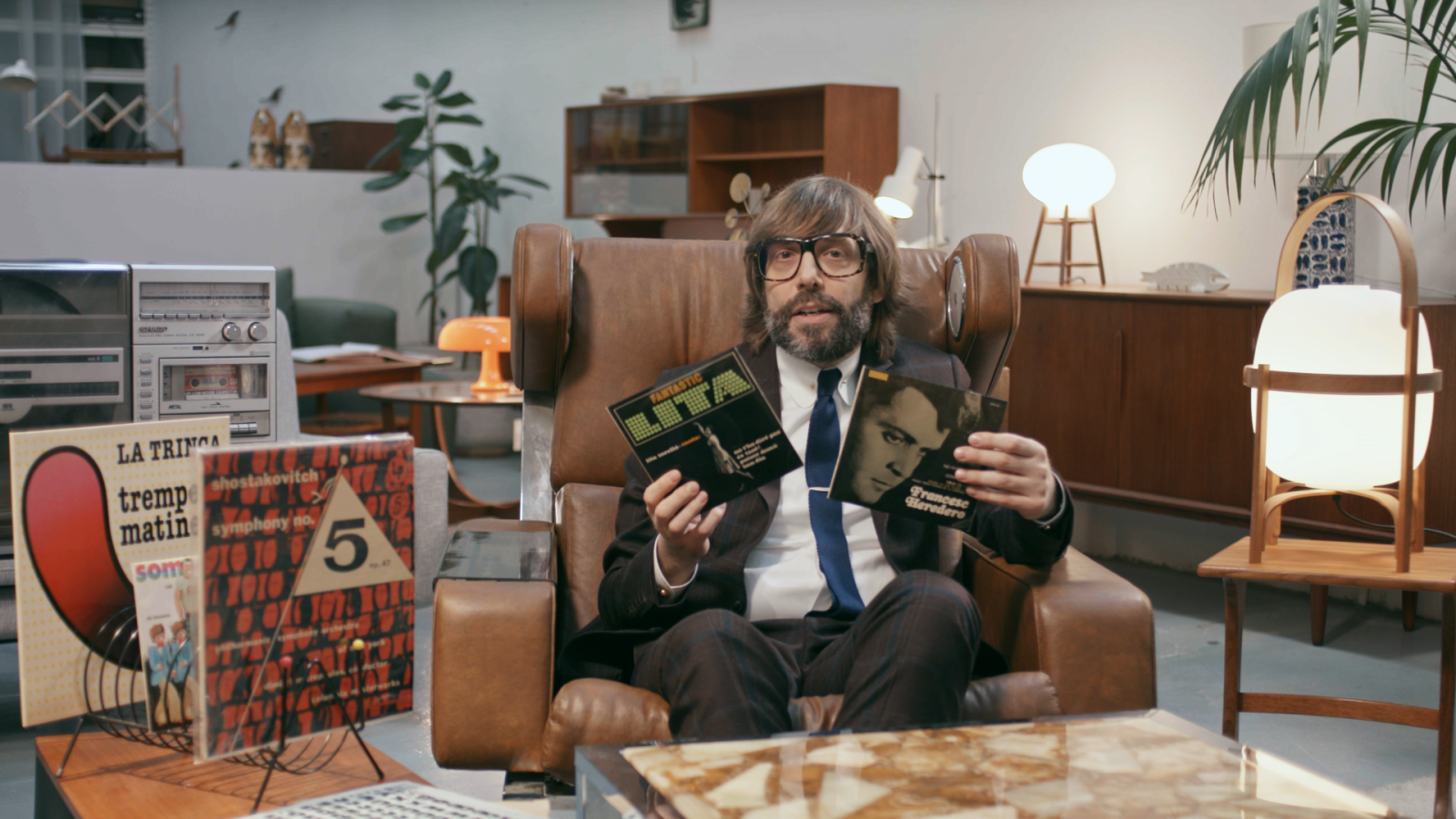 L'Òscar Dalmau ens ensenyarà la seva col·lecció de discos particular