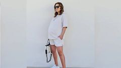 Paula Echevarría está a punto de dar a luz y sorprende estrenando la pieza estrella: el chándal del verano