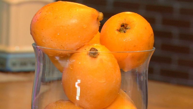 Postres fresques de nespres i maduixes amb Carme Ruscalleda