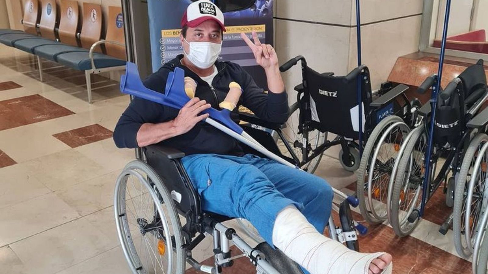 Enrique Arce sufre un aparatoso accidente: "A veces si no te paras tú, te para la vida"