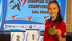 Adriana Cerezo, campeona de Europa de taekwondo con 17 años