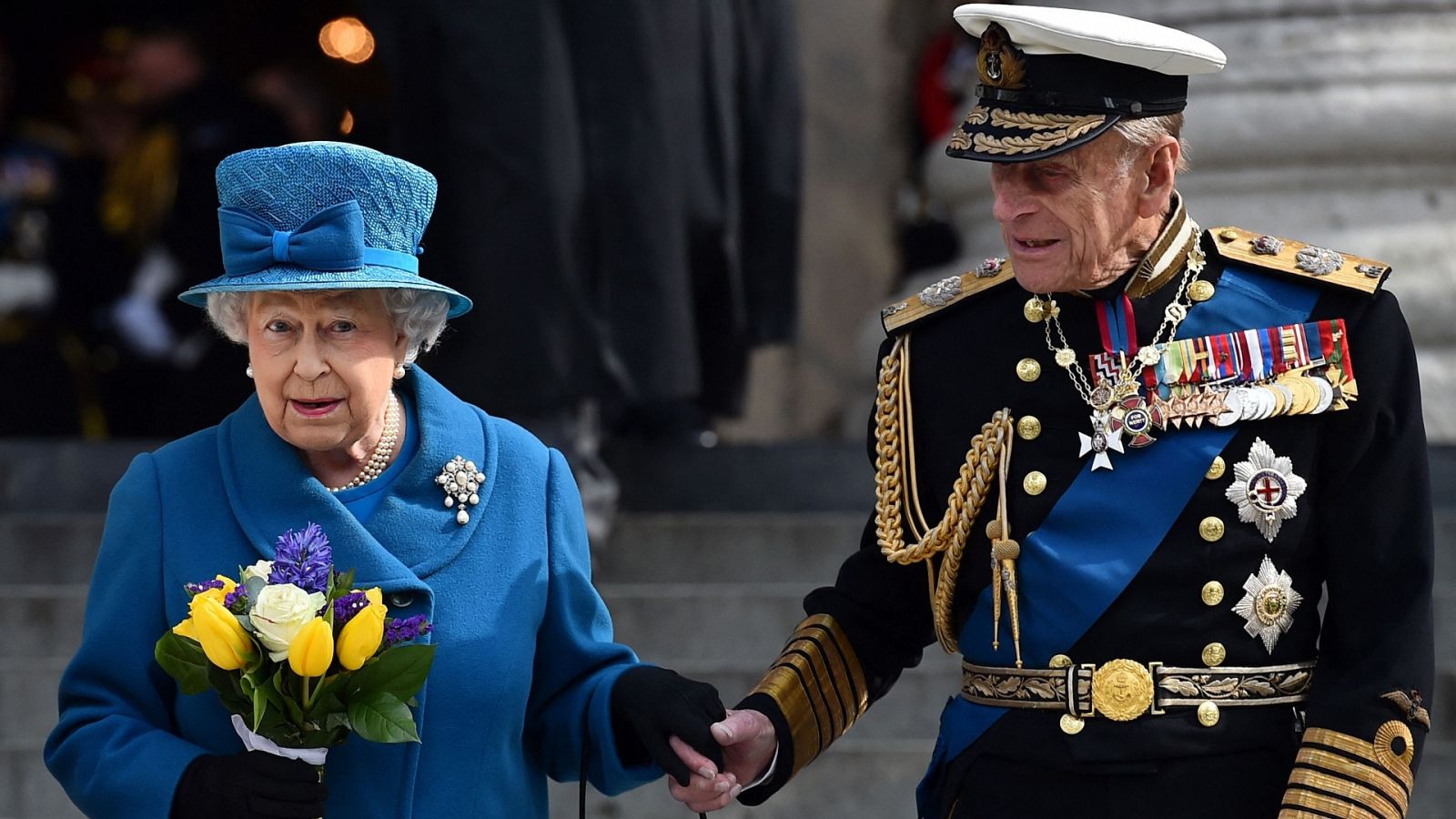 La reina Isabel II y el príncipe Felipe, duque de Edimbrugo