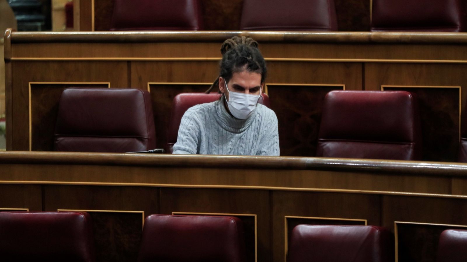 Alberto Rodríguez, en el Congreso de los Diputados.
