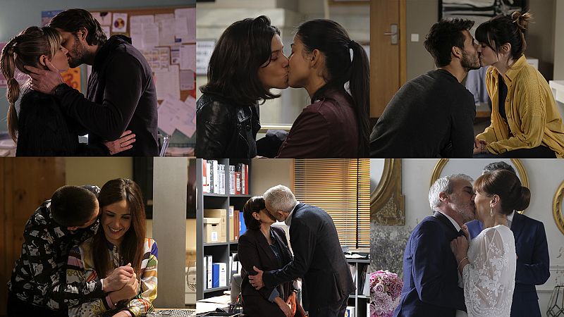 Celebramos el Día Internacional del Beso con los mejores besos de 'Servir y Proteger'