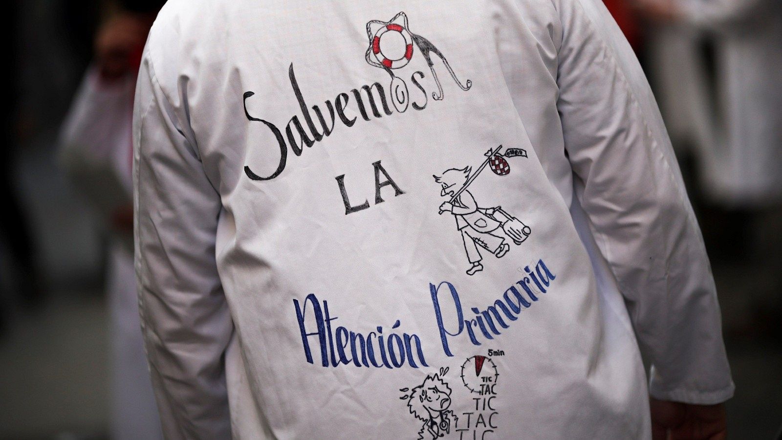 AMYTS protesta a las puertas de la Consejería de Sanidad de la Comunidad de Madrid