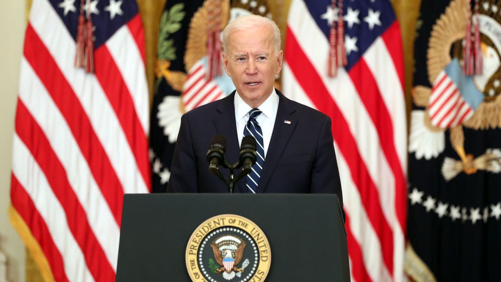Biden ofrece su primera rueda de prensa como presidente