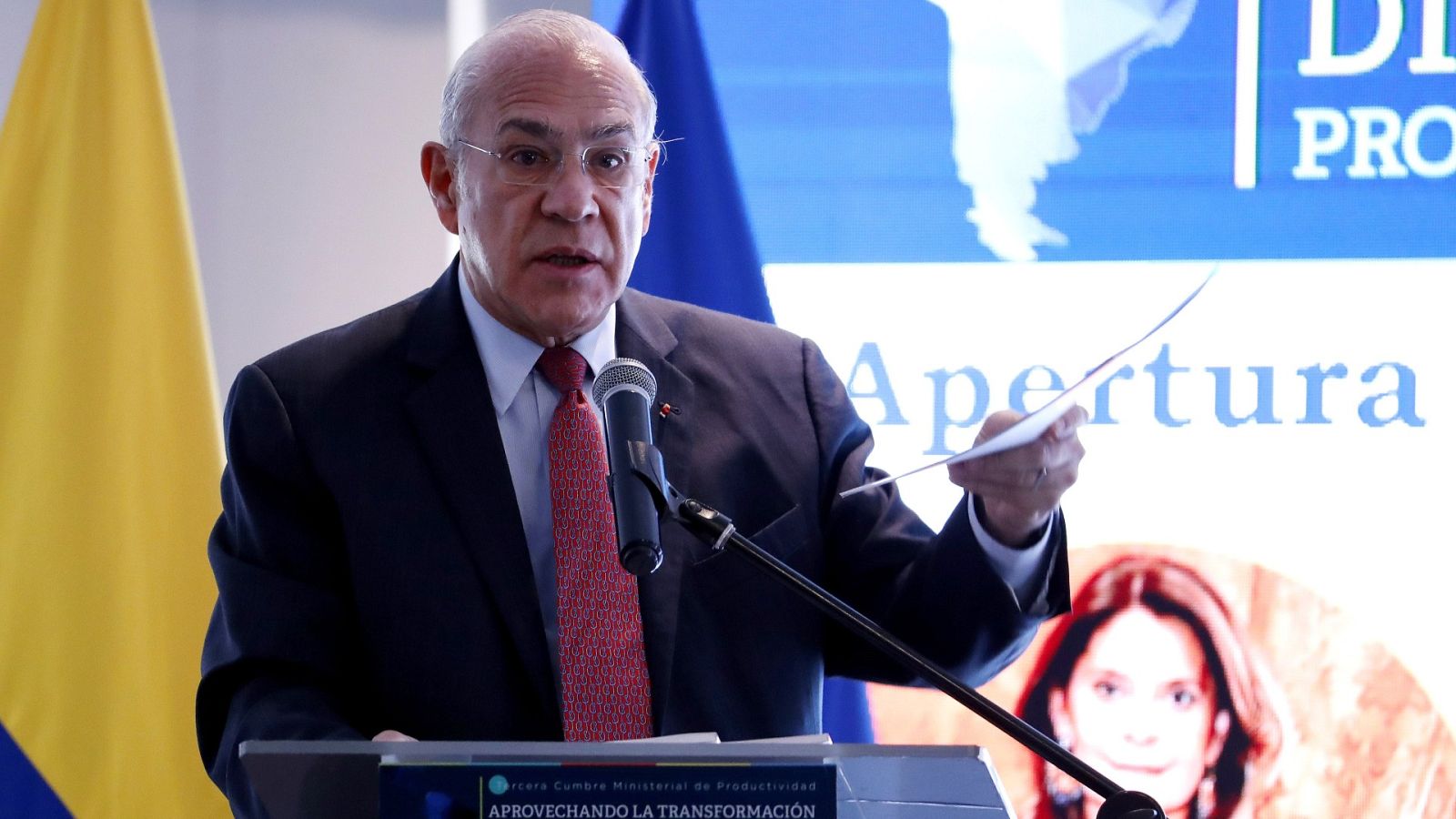 El secretario general de la OCDE, Ángel Gurría, en una imagen de archivo