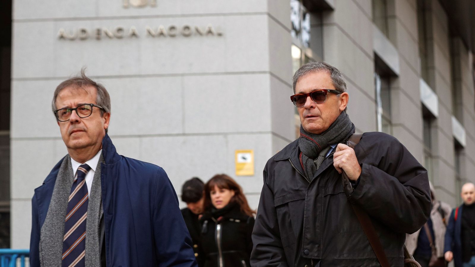 Jordi Pujol en su cita para declarar ante el juez durante el año pasado