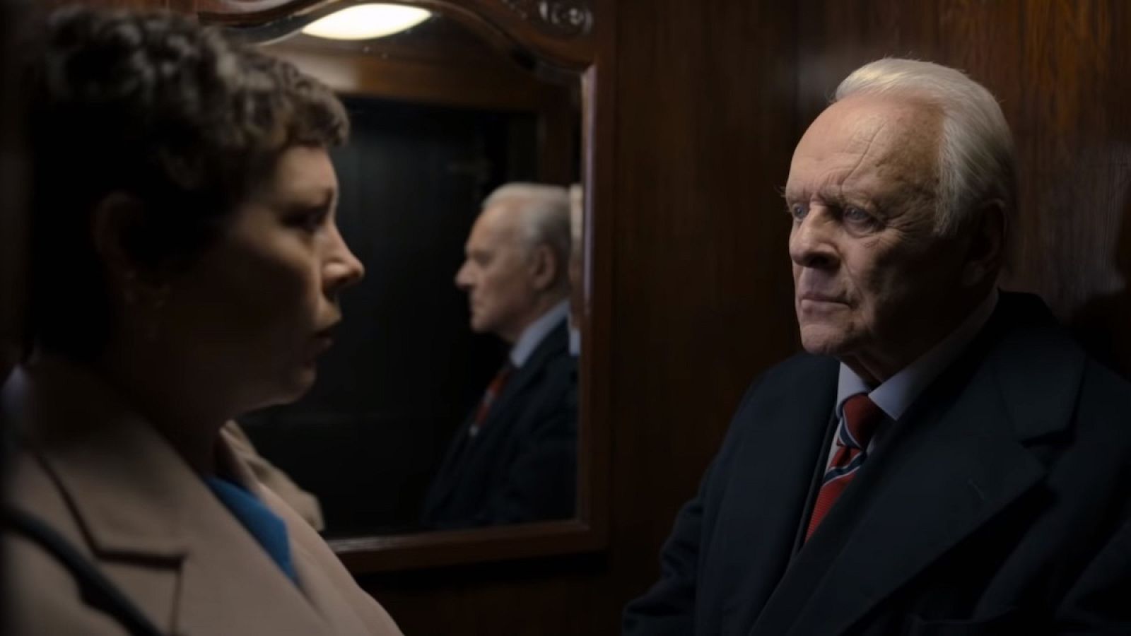 Olivia Colman y Anthony Hopkins en 'El padre'.