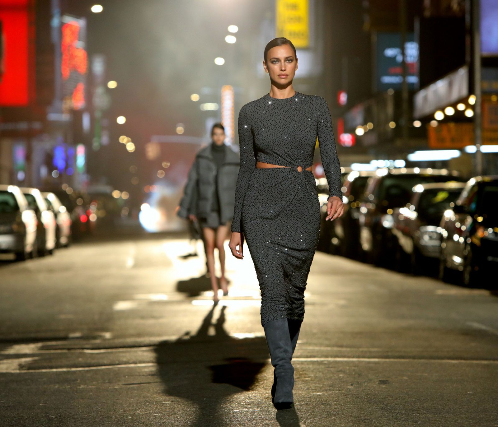 DESFILE DE MODA DE MICAHEL KORS EN TIMES SQUARE